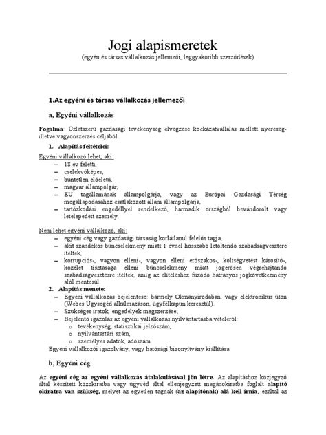 Szerződésminták és jogi tanácsok
