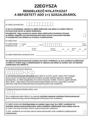 A 0741-es bevallási nyomtatvány kitöltése