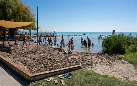 Balatonfüred strandja